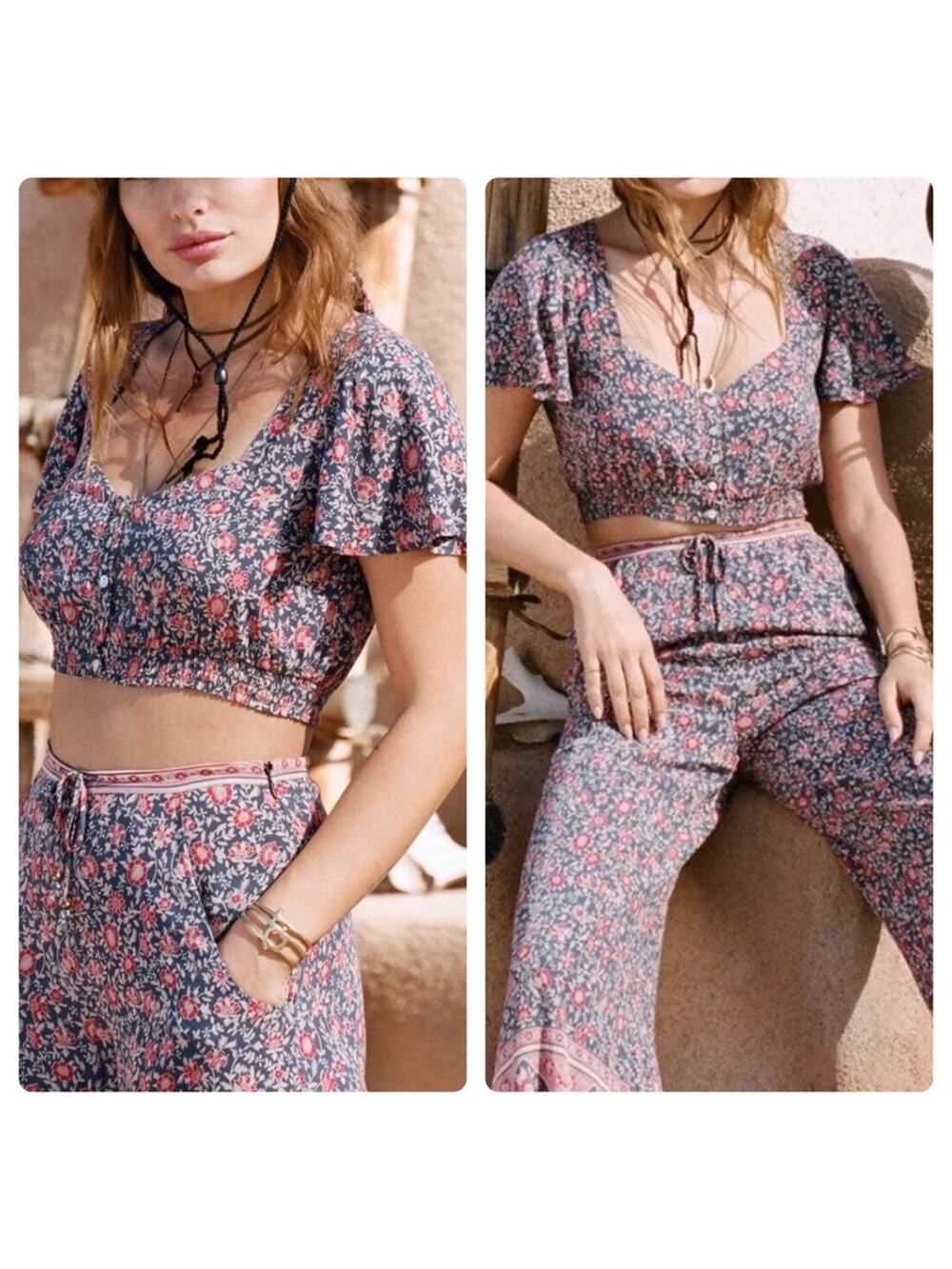 Spell & The Gypsy Jasmine Cropped Top